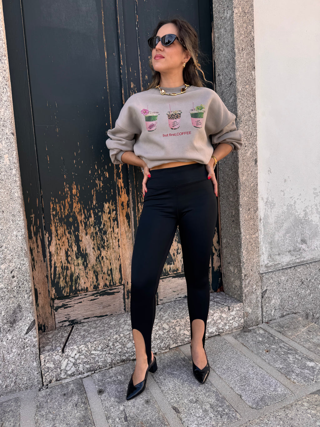 Leggins Cintura Subida com Presilha LUMINA
