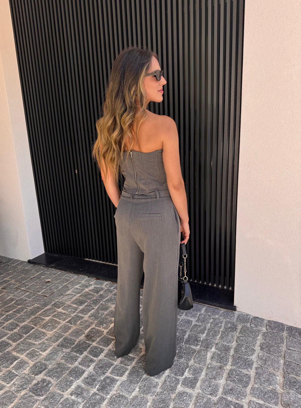 Calças de Alfaiataria Wide Leg Lumina