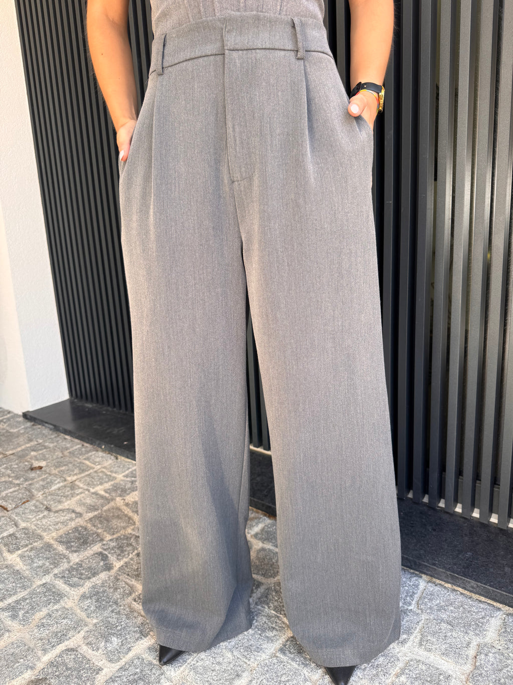 Calças de Alfaiataria Wide Leg Lumina