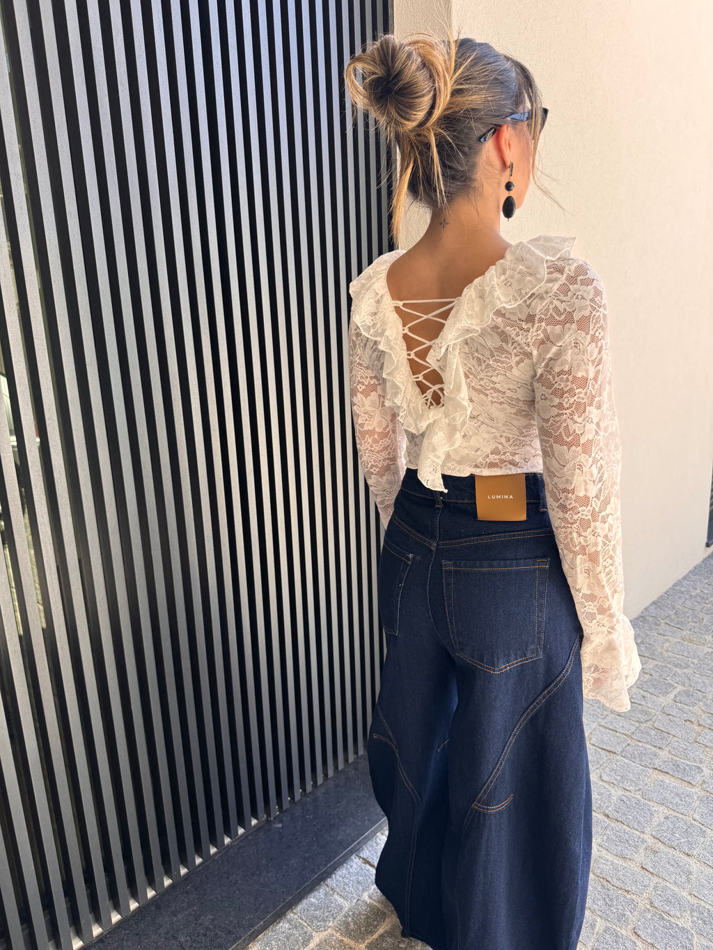 Blusa de Renda Branca